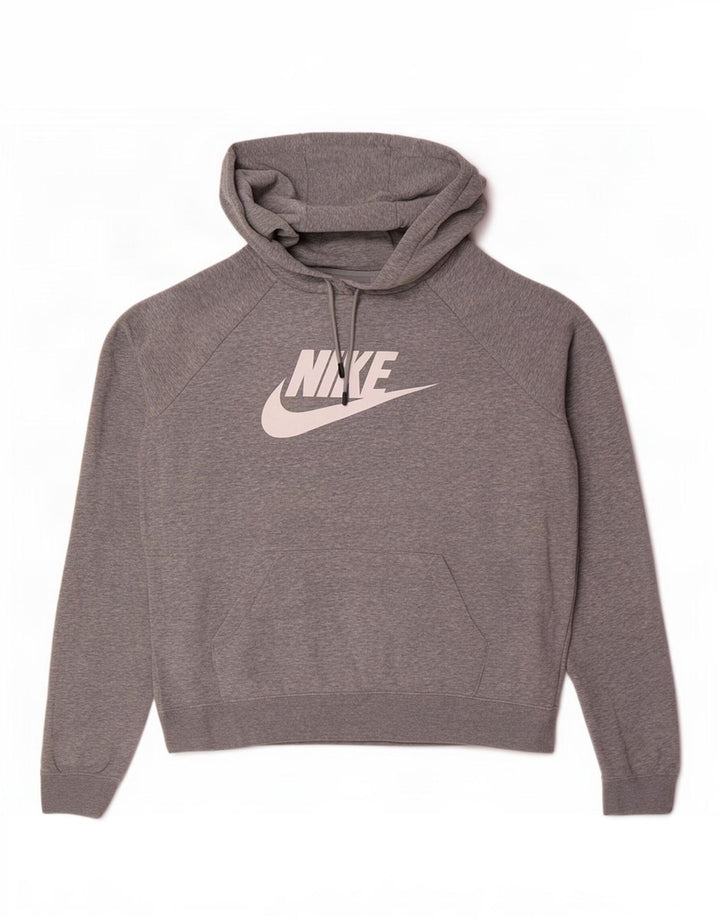 Damska bluza z kapturem Nike Graphic UK 14, średnioszara