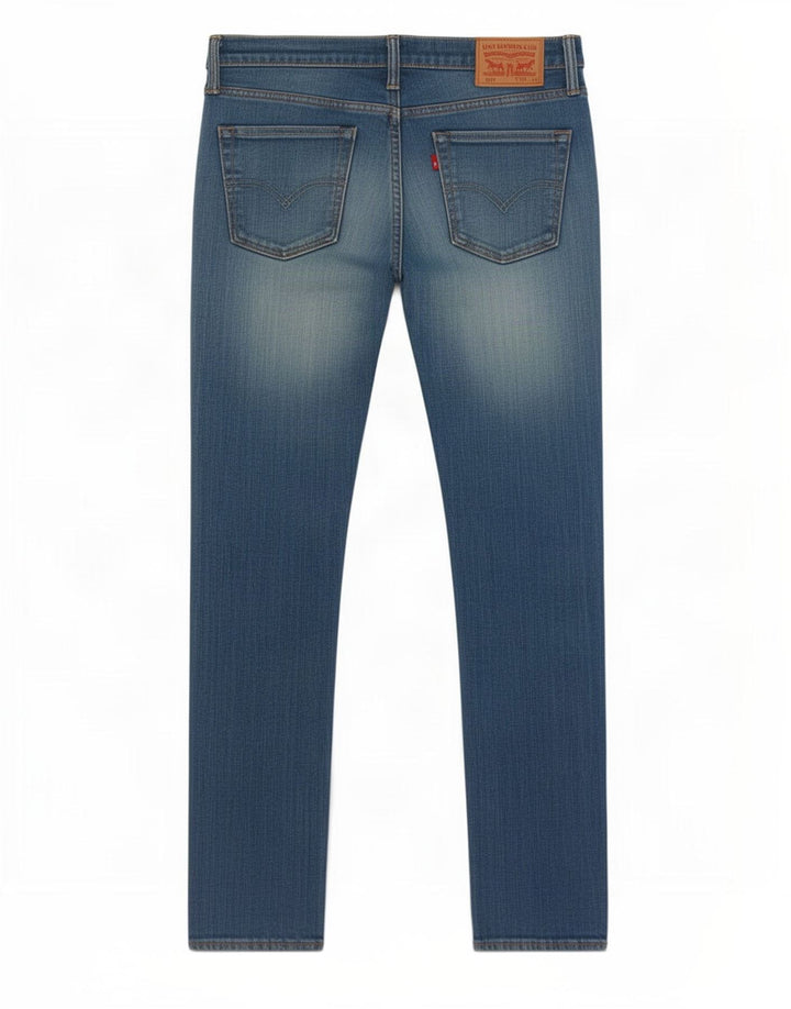Męskie jeansy Levi's 511 Slim W34 L32 Niebieska bawełna