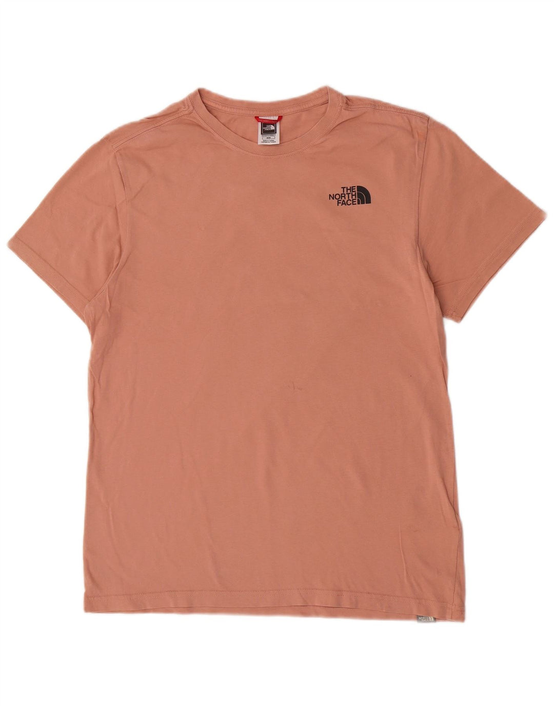 Męski T-shirt z grafiką The North Face, średni, różowy, bawełniany
