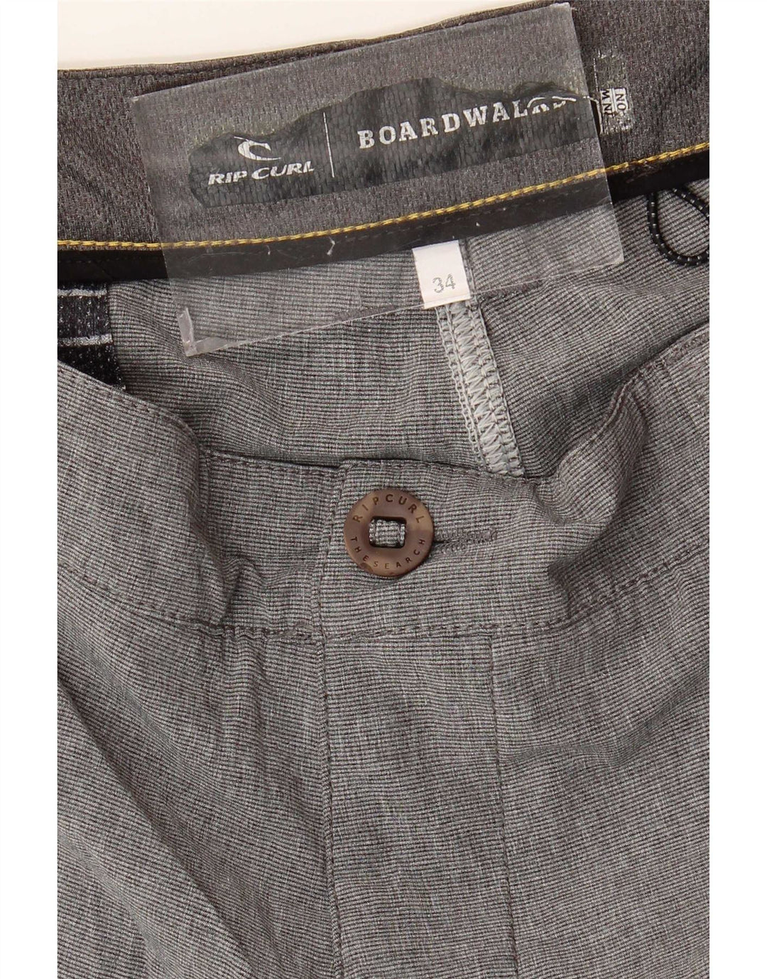 Męskie spodenki Chino Rip Curl W34, duże, szare nakrapiane