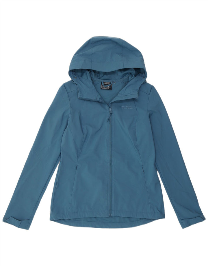 MOUNTAIN WAREHOUSE Damska kurtka przeciwdeszczowa z kapturem UK 6 XS, niebieski poliester