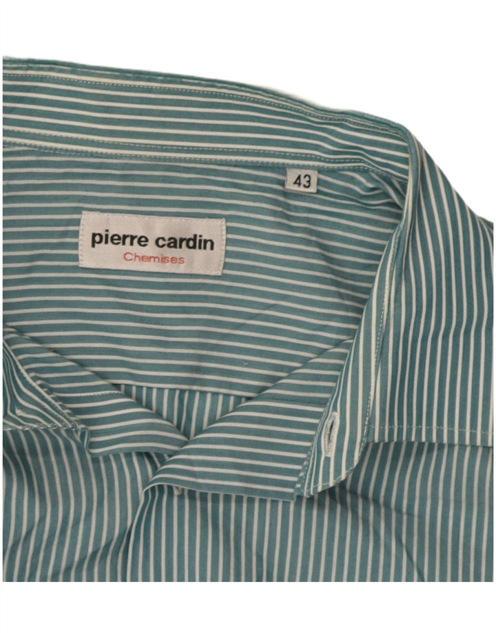 Koszula męska Pierre Cardin rozmiar 43 XL w niebieskie prążki