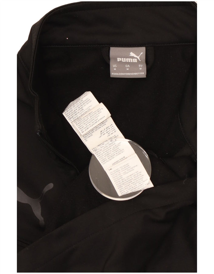 Męska kurtka dresowa Puma, średni czarny poliester