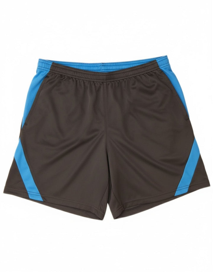 Męskie spodenki sportowe Nike Dri Fit, duży czarny poliester z blokami kolorów