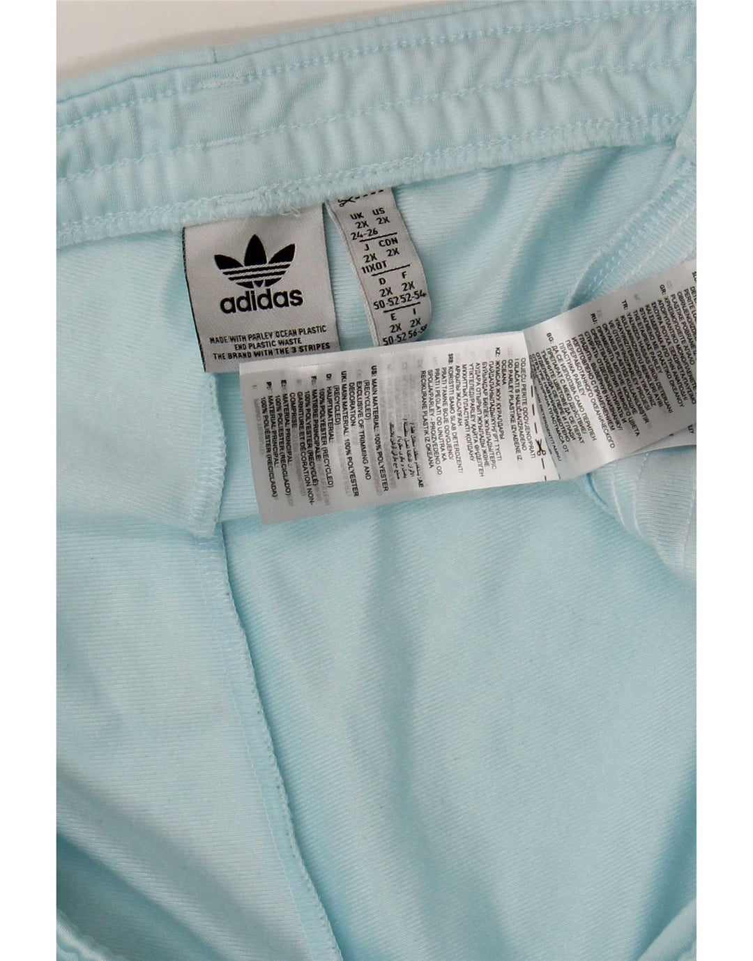 Damskie spodnie dresowe Adidas UK 24/26 2XL Niebieski poliester