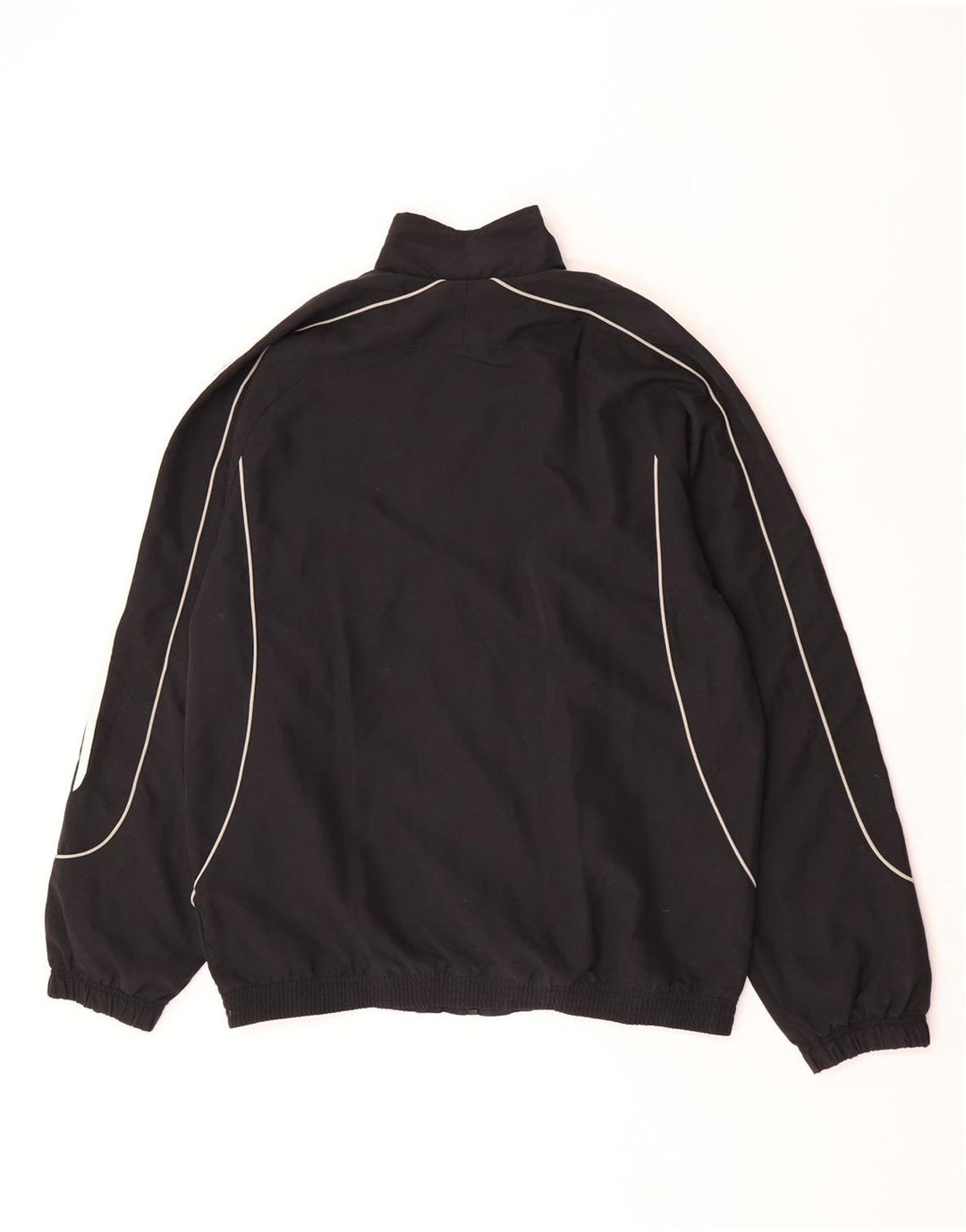 Adidas Męska kurtka dresowa UK 42/44, duża, czarna, poliester