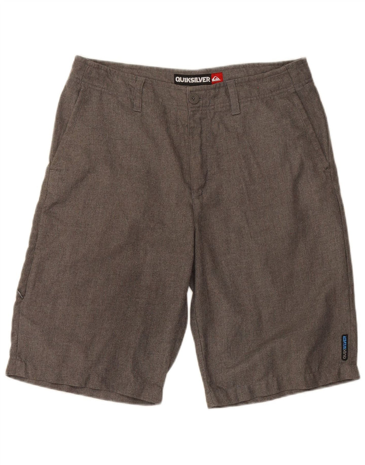 Męskie spodenki chino Quiksilver W33 średnioszary poliester