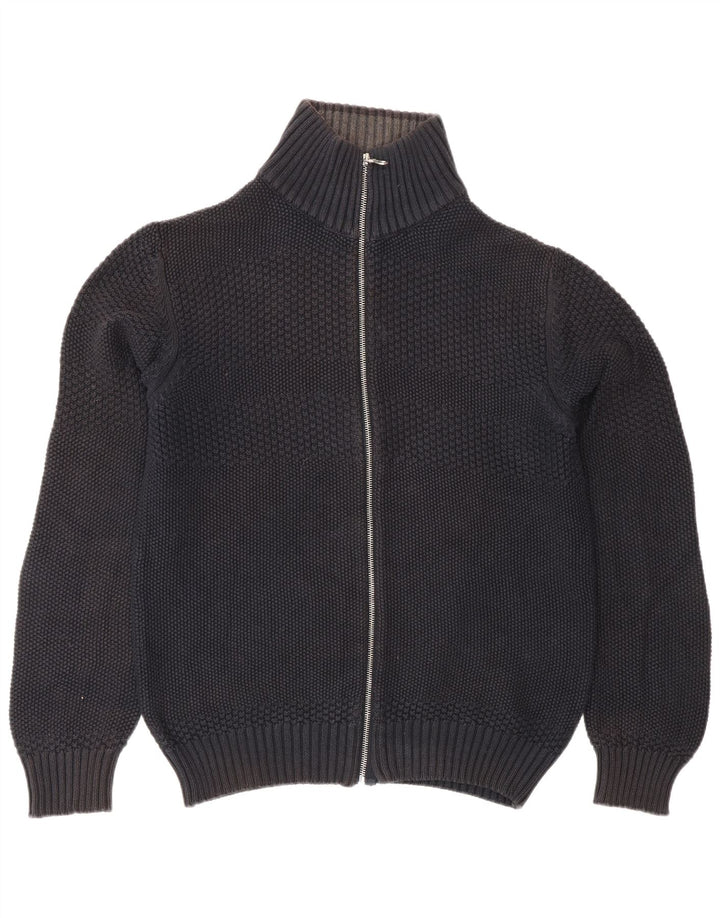 Męski sweter kardigan Jack & Jones, duży, czarny, bawełniany