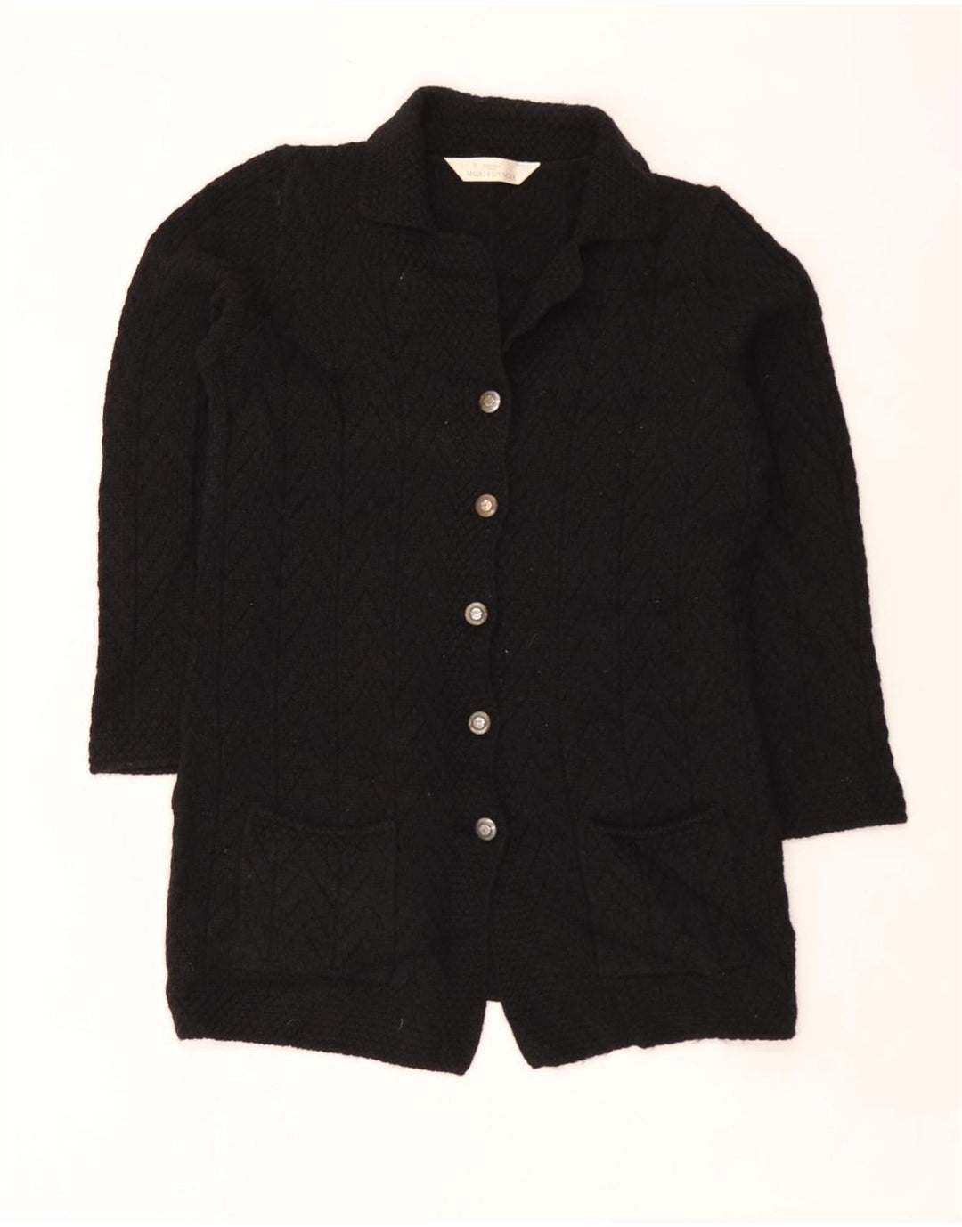 Marks & Spencer Damski sweter St. Michael Cardigan UK 16, duży, czarny