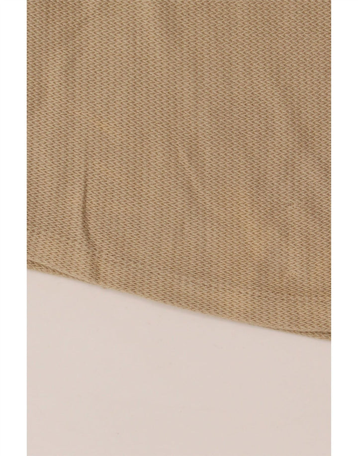 T-shirt męski Zara, bawełniany, średni khaki