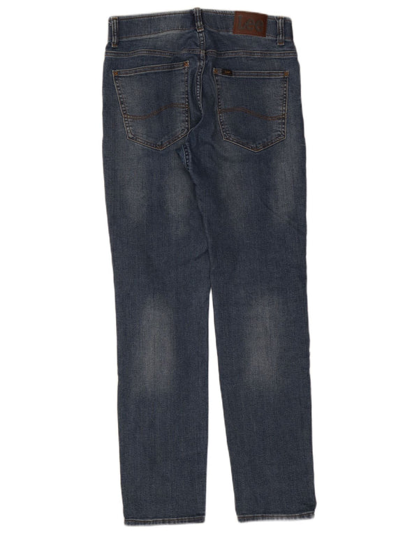 Damskie jeansy Lee Extreme Motion W31 L32, niebieska bawełna