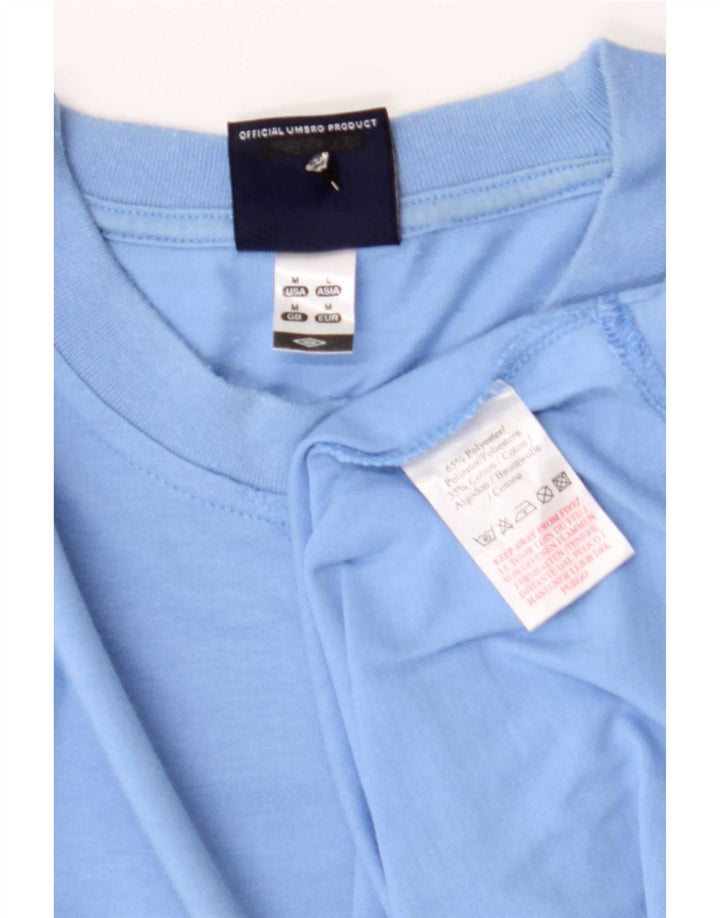 T-shirt męski Umbro Top, średni niebieski, poliester