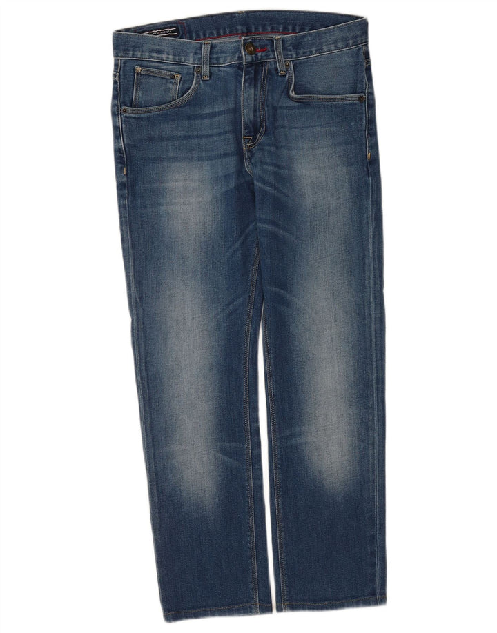Damskie jeansy przycięte Tommy Hilfiger W30 L26 Niebieskie bawełniane