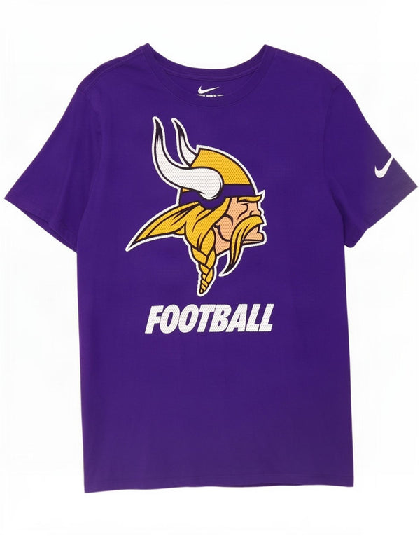Nike Mens Minnesota Vikings Graphic T-Shirt Top Medium Purple Cotton
