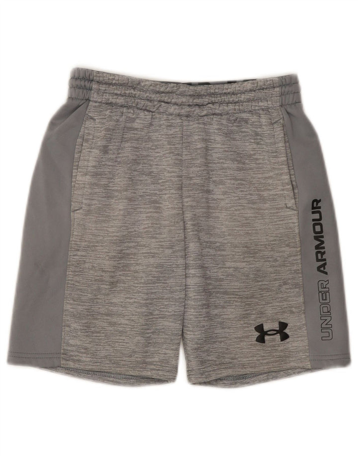 Chłopięce spodenki sportowe Under Armour Graphic 9-10 lat, średnioszare, nakrapiane