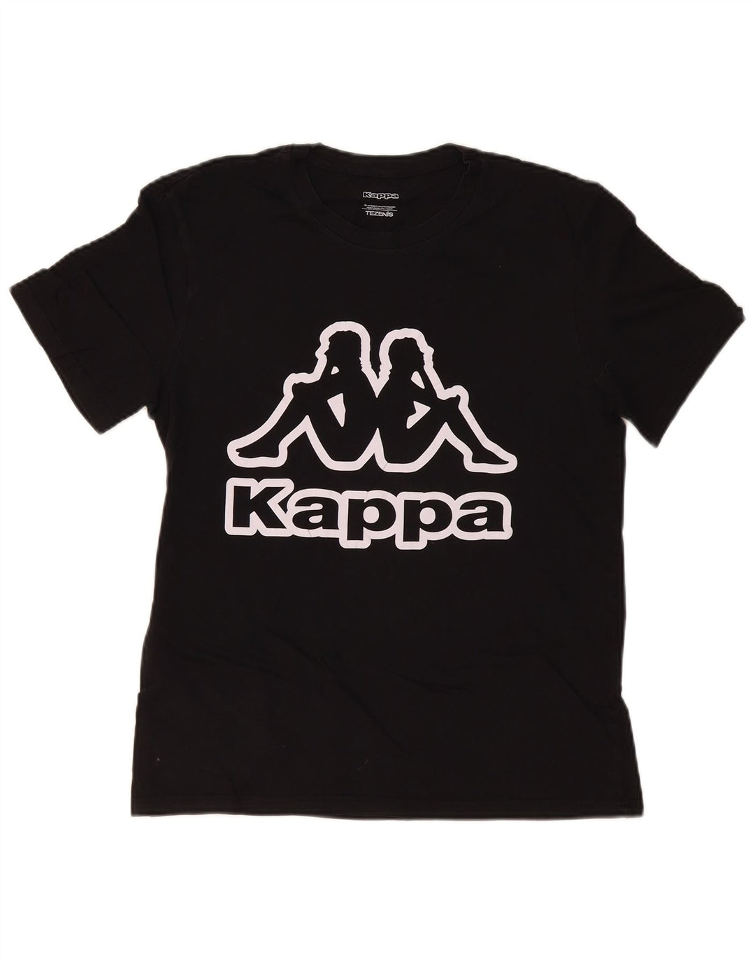 T-shirt damski Kappa Tezenis Graphic Top UK 14 Średni czarny
