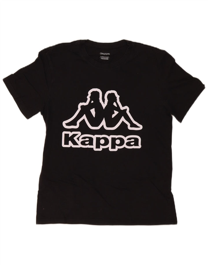 T-shirt damski Kappa Tezenis Graphic Top UK 14 Średni czarny