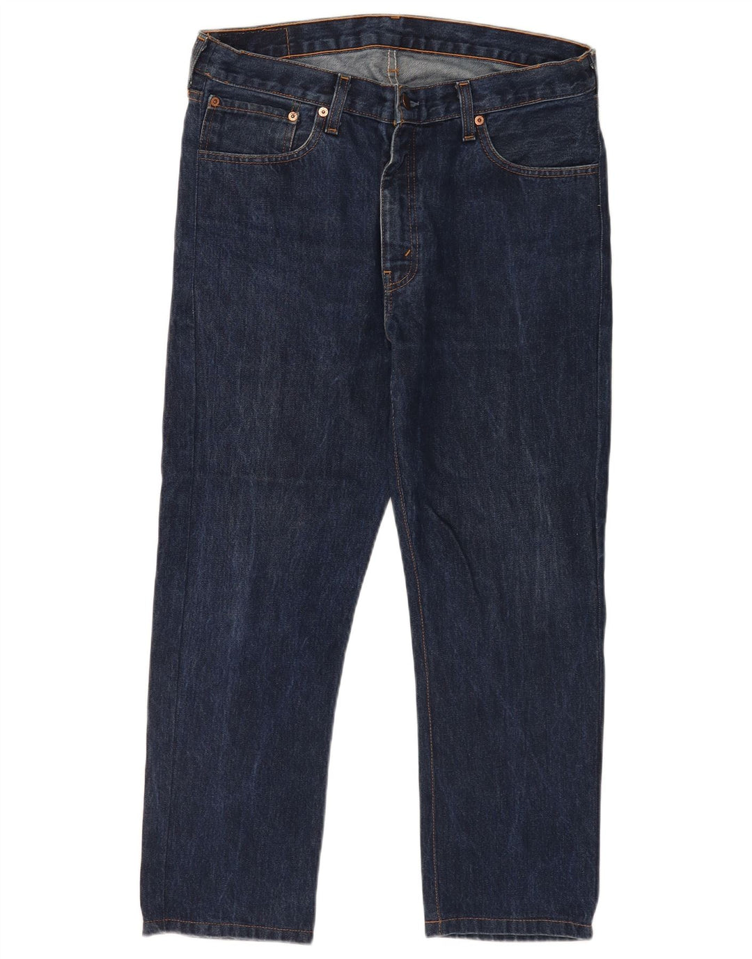 Męskie jeansy Levi's 751 Cropped Straight W36 L25 Granatowe