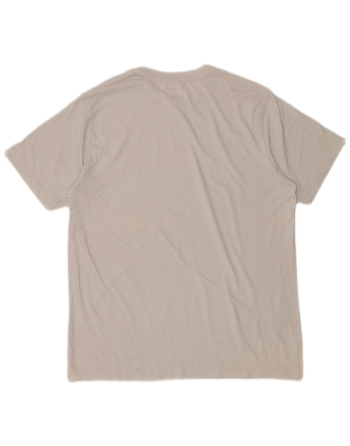 T-shirt męski EDDIE BAUER, duży, biały, bawełniany