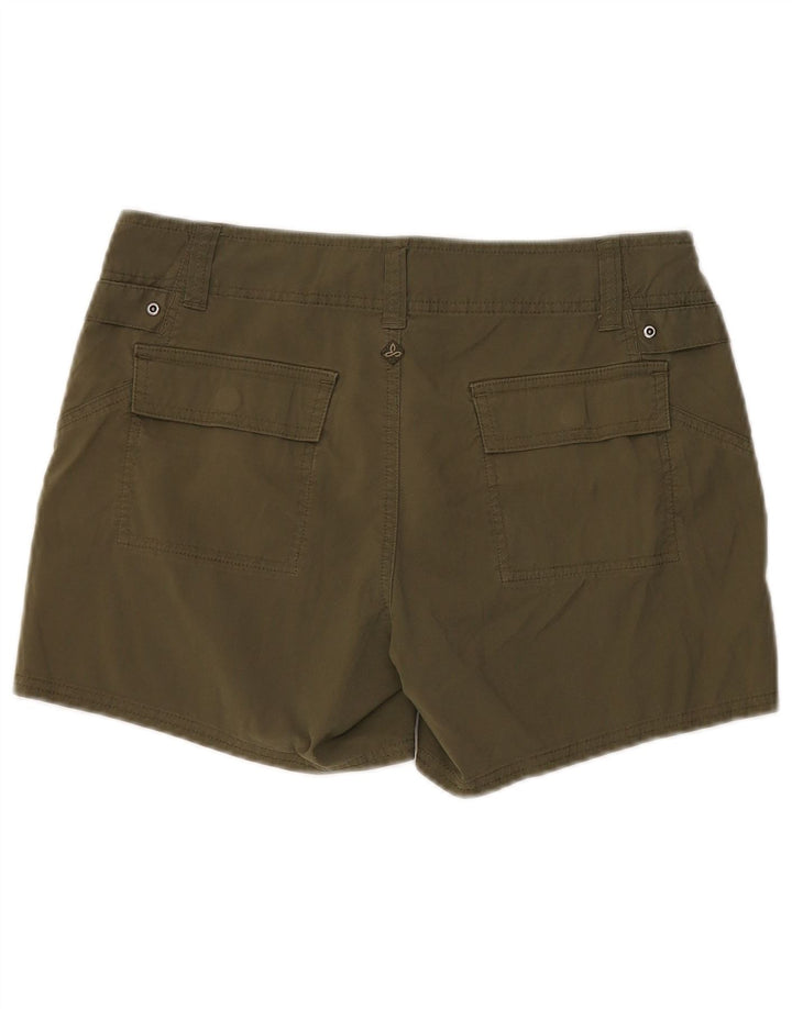 Damskie spodenki cargo Prana US 8 Medium W32, bawełna khaki