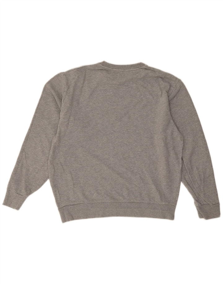 Męski sweter z grafiką Levi's, średnioszary, nakrapiany