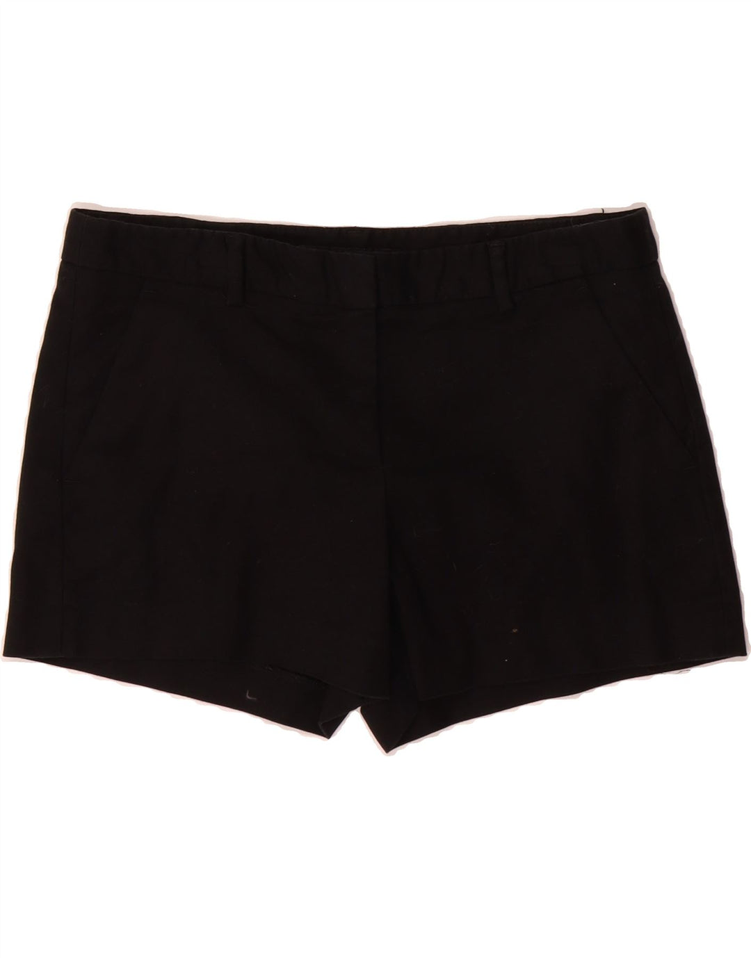 ZARA Womens Chino Shorts Medium W28 Black Cotton Vintage Zara and Second-Hand Zara from Messina Hembry 