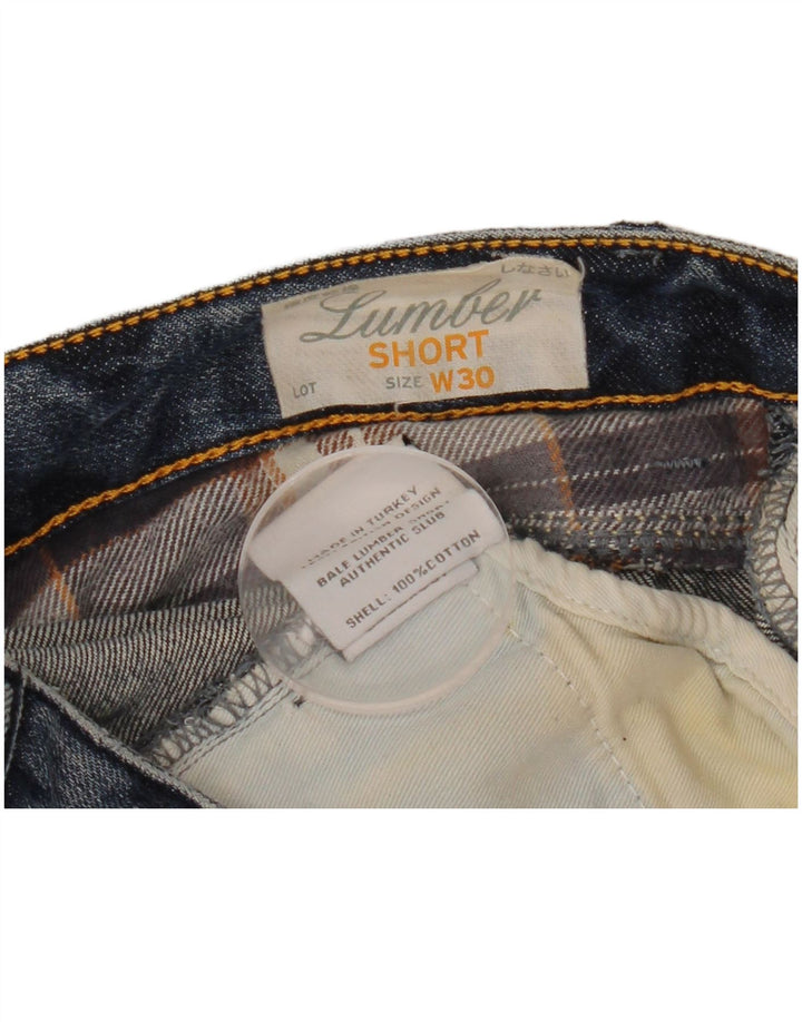 Damskie spodenki jeansowe SUPERDRY W30 w średnim kolorze, niebieskie