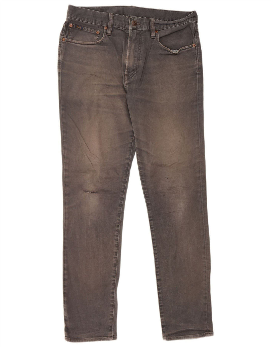 Męskie jeansy slim fit Ralph Lauren W32 L32 Szara bawełna