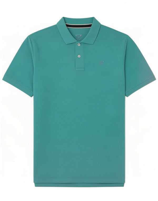 Crew Clothing Męska koszulka polo XL w kolorze turkusowej bawełny