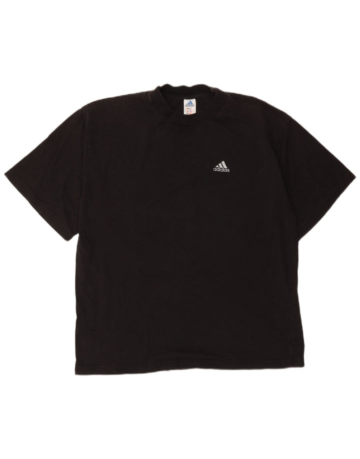 Adidas Męska Koszulka Top XL Czarna Bawełna