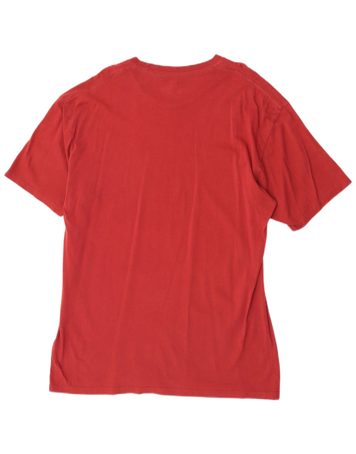 Męska koszulka t-shirt Vans o klasycznym kroju, XL, czerwona, bawełniana