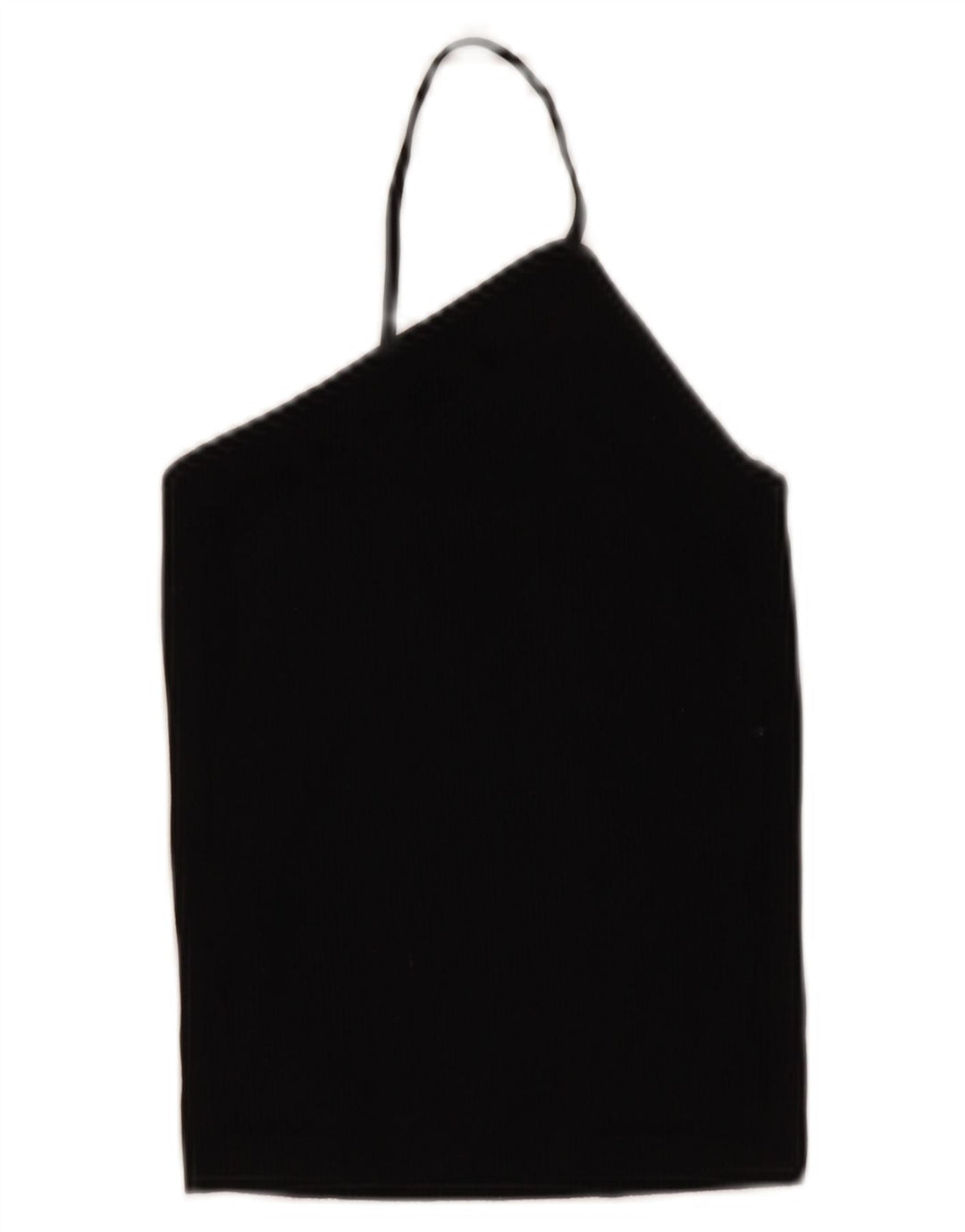 Krótki top damski Zara UK 10 Small, czarna wiskoza