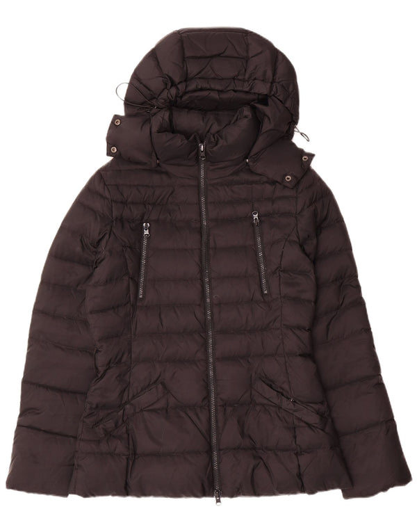 Damska ocieplana kurtka z kapturem Benetton IT 42 Medium Black