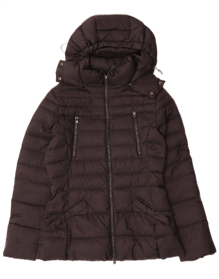Damska ocieplana kurtka z kapturem Benetton IT 42 Medium Black