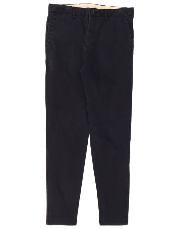 Spodnie męskie Zara Slim Chino EU 38 Small W30 L29 Granatowe