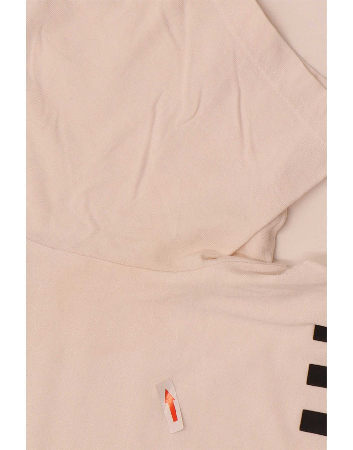 Adidas Męski T-shirt Top Duży Biały