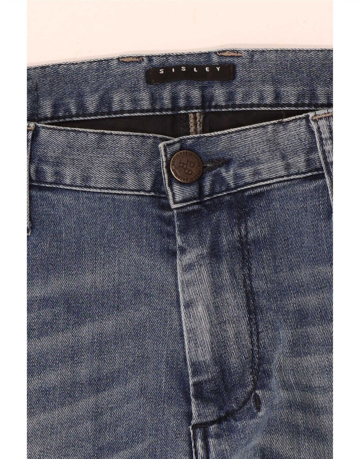 Damskie jeansy Skinny Sisley W31 L32 Niebieskie