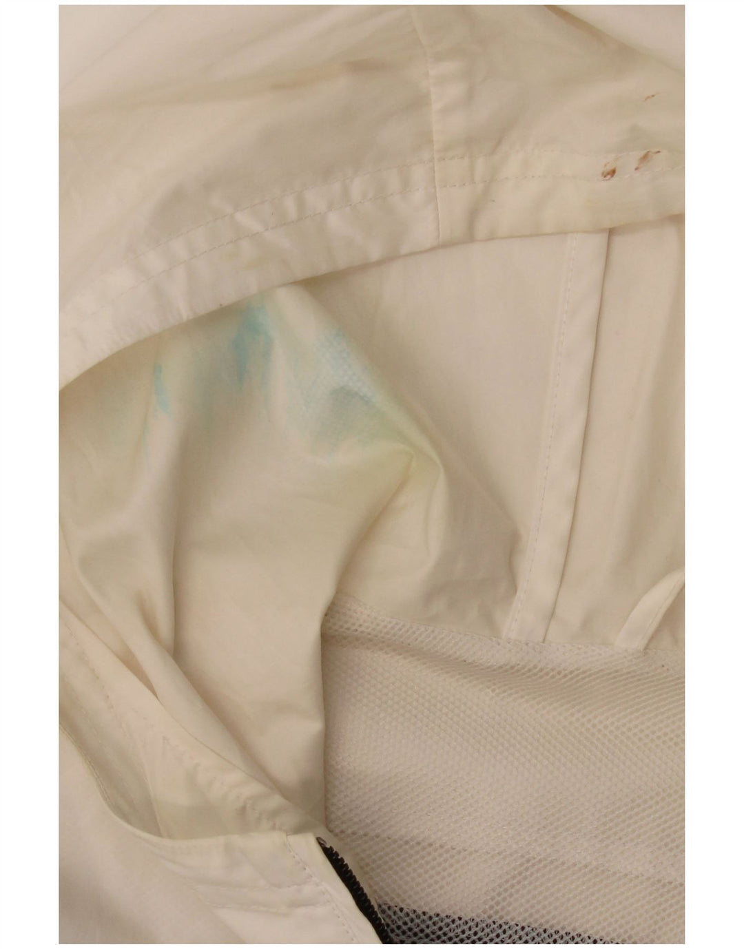 Męska kurtka przeciwdeszczowa Adidas z kapturem UK 38, średni czarny poliester z blokami kolorów