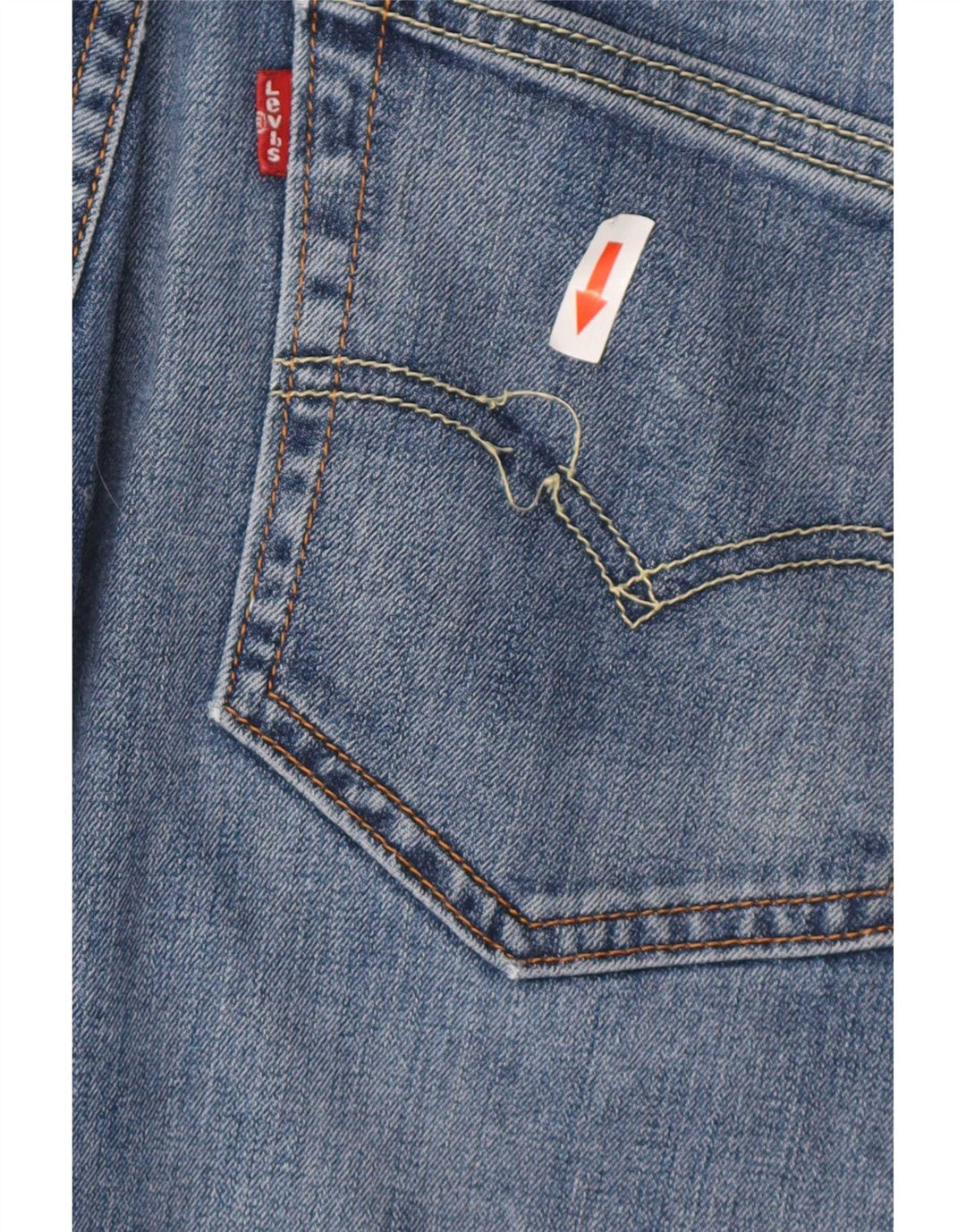 Męskie jeansy Levi's 504 Straight W36 L30 Niebieskie bawełniane