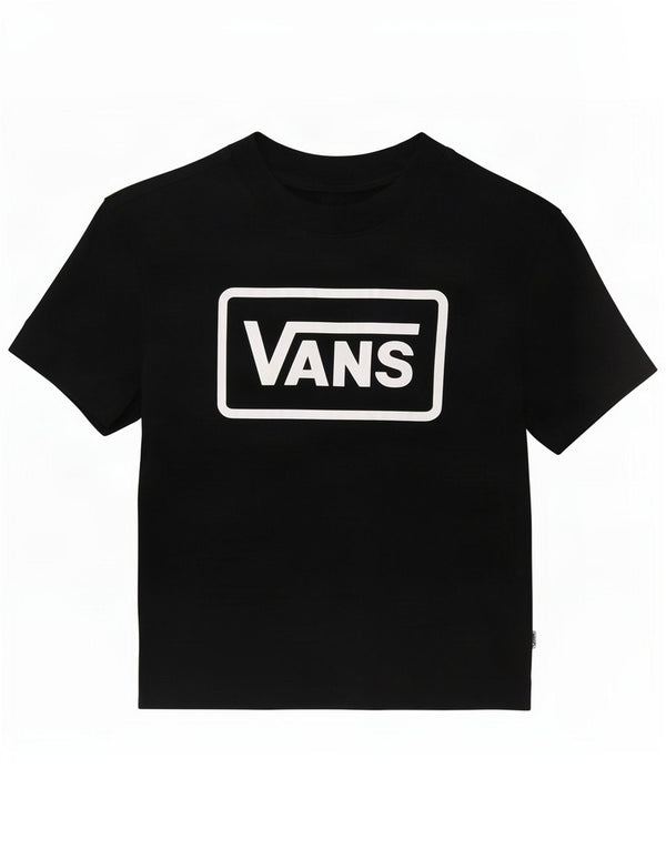 Damski T-shirt Vans Crop Graphic Top UK 6 XS Czarny
