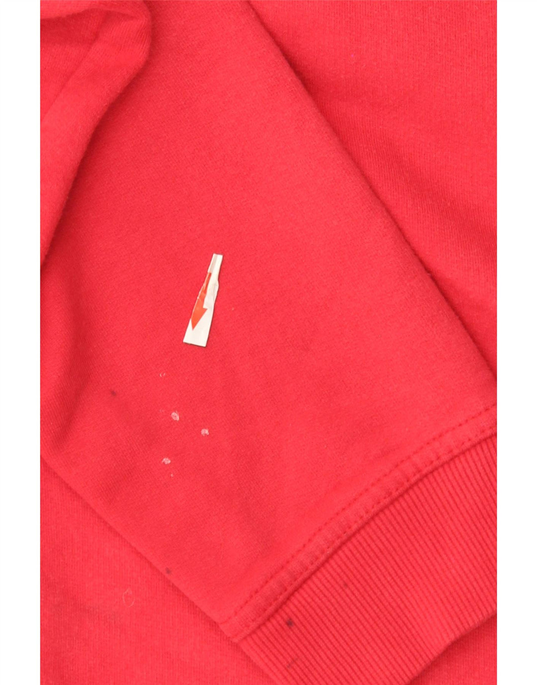 Crew Clothing Męska bluza z zamkiem błyskawicznym, średnio czerwona, bawełniana