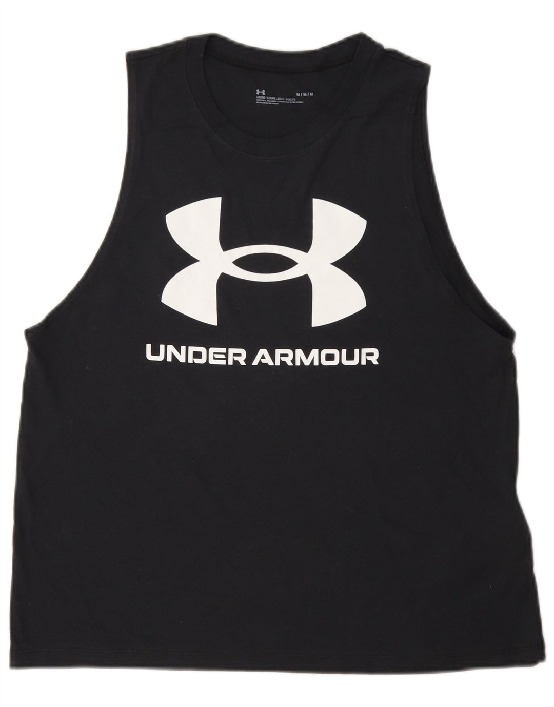 Damska kamizelka z grafiką Under Armour UK 14, średnia czarna bawełna
