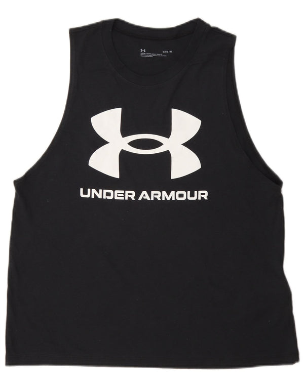 Damska kamizelka z grafiką Under Armour UK 14, średnia czarna bawełna