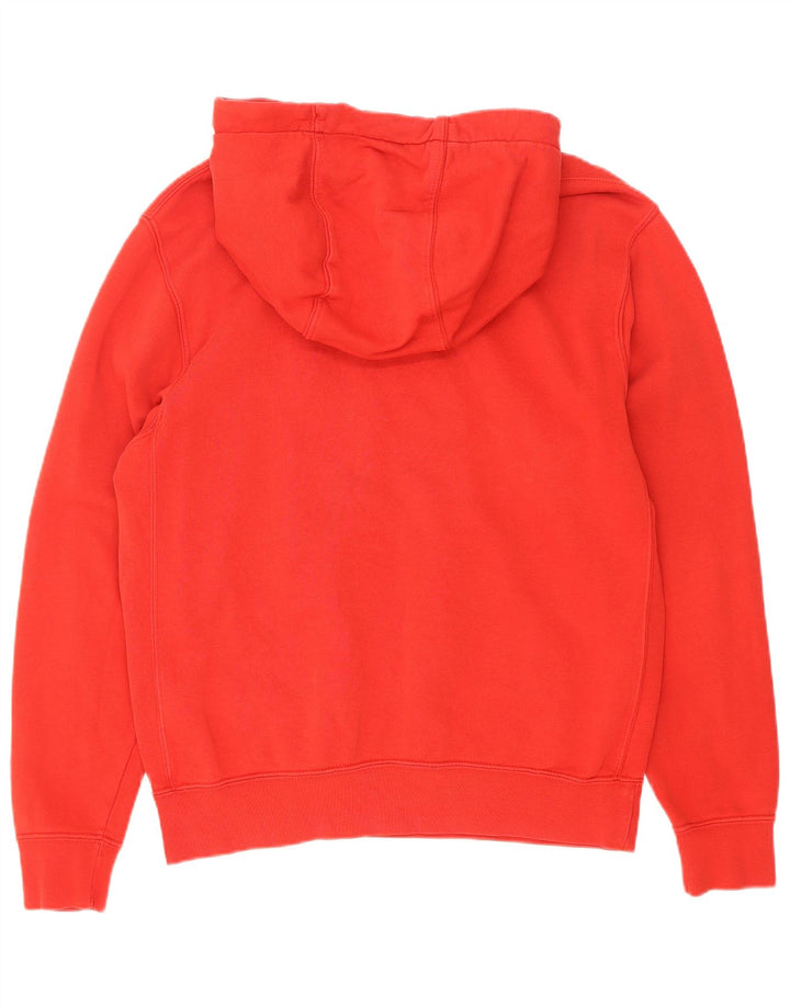 Damski sweter z kapturem Nike z grafiką, duży, czerwony, bawełniany