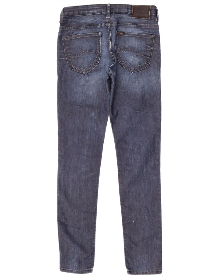 Damskie jeansy Skinny LEE Scarlett W29 L33 Niebieskie, bawełniane