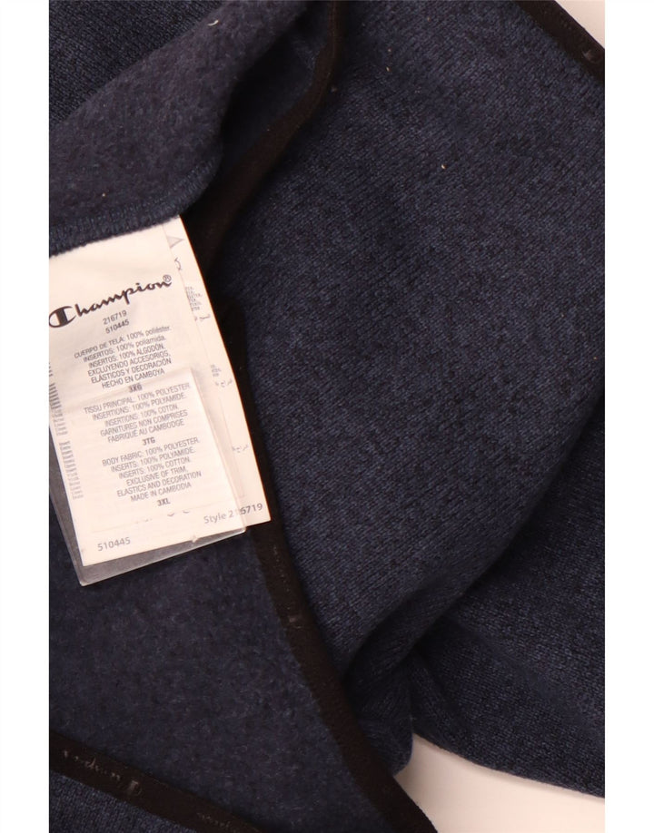 Kurtka męska dresowa CHAMPION 3XL granatowa, poliester