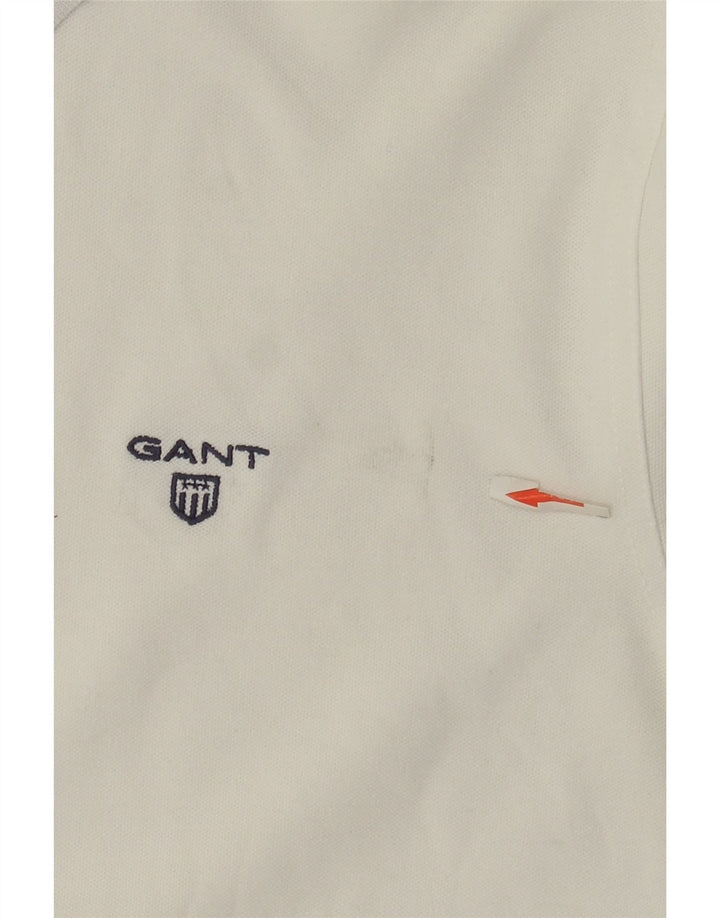 Męska koszulka polo Gant XL, biała, bawełniana