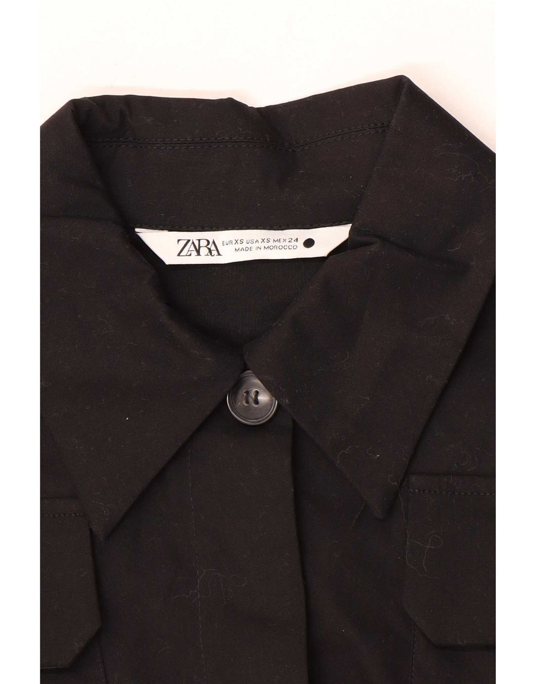 Kurtka bolerko damskie Zara UK 6 XS czarna