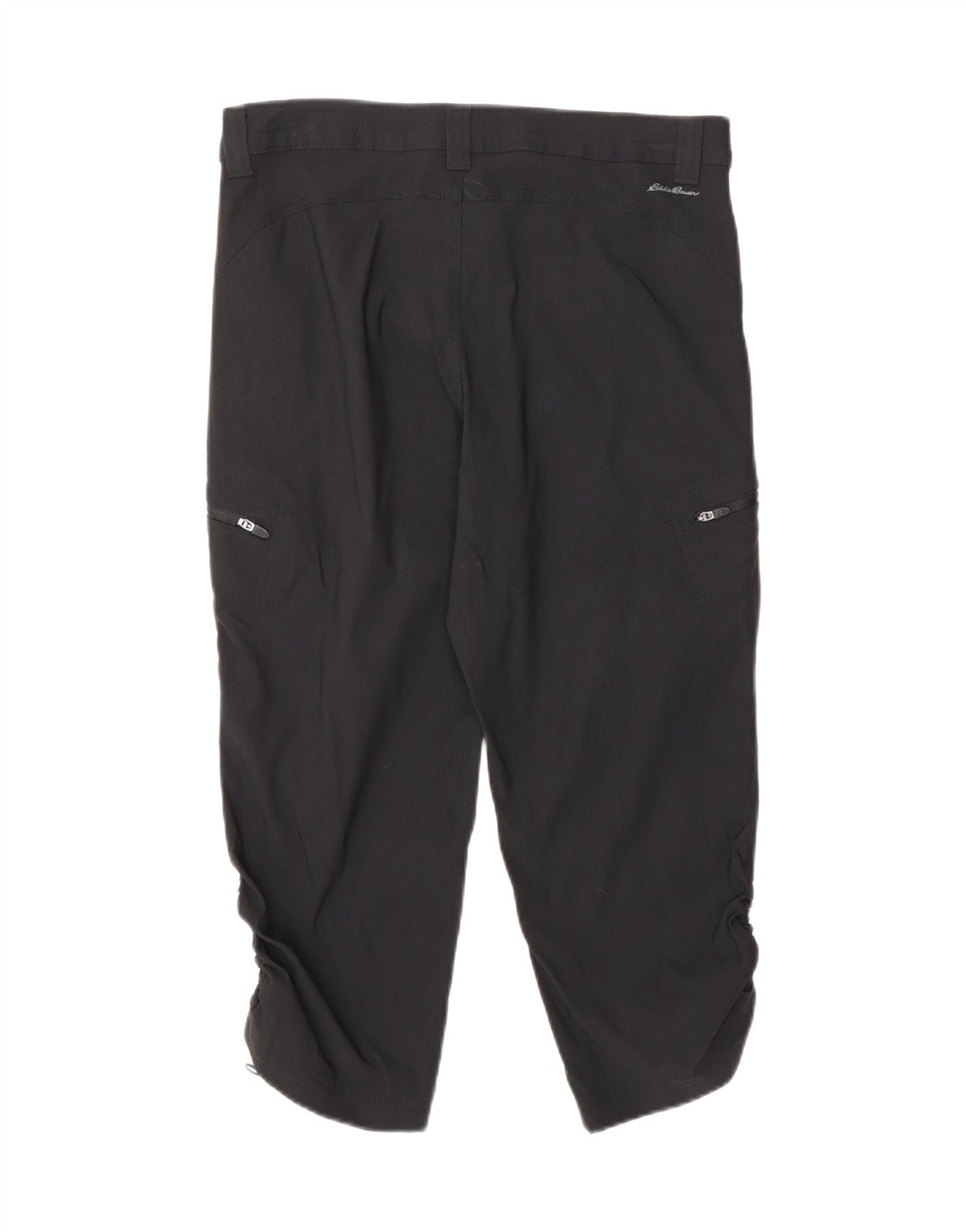 EDDIE BAUER Womens Straight Cargo Capri Trousers US 6 Medium W30 L20 Black Vintage Eddie Bauer and Second-Hand Eddie Bauer from Messina Hembry 