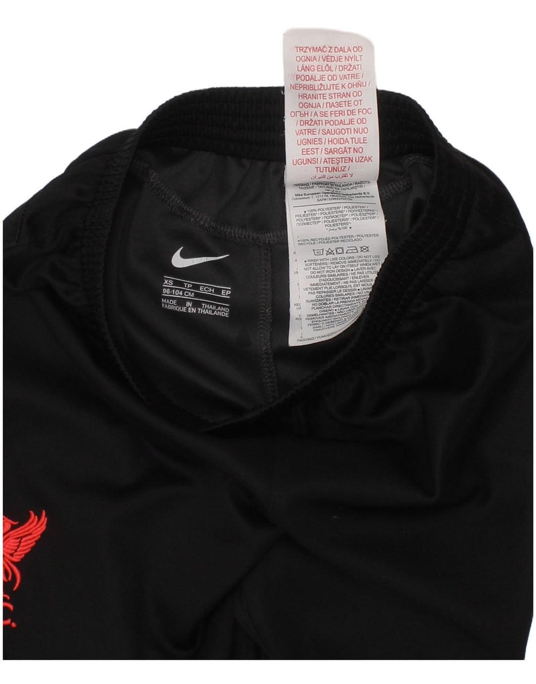 Chłopięce spodenki sportowe Nike Liverpool 2-3 lata XS, czarny poliester